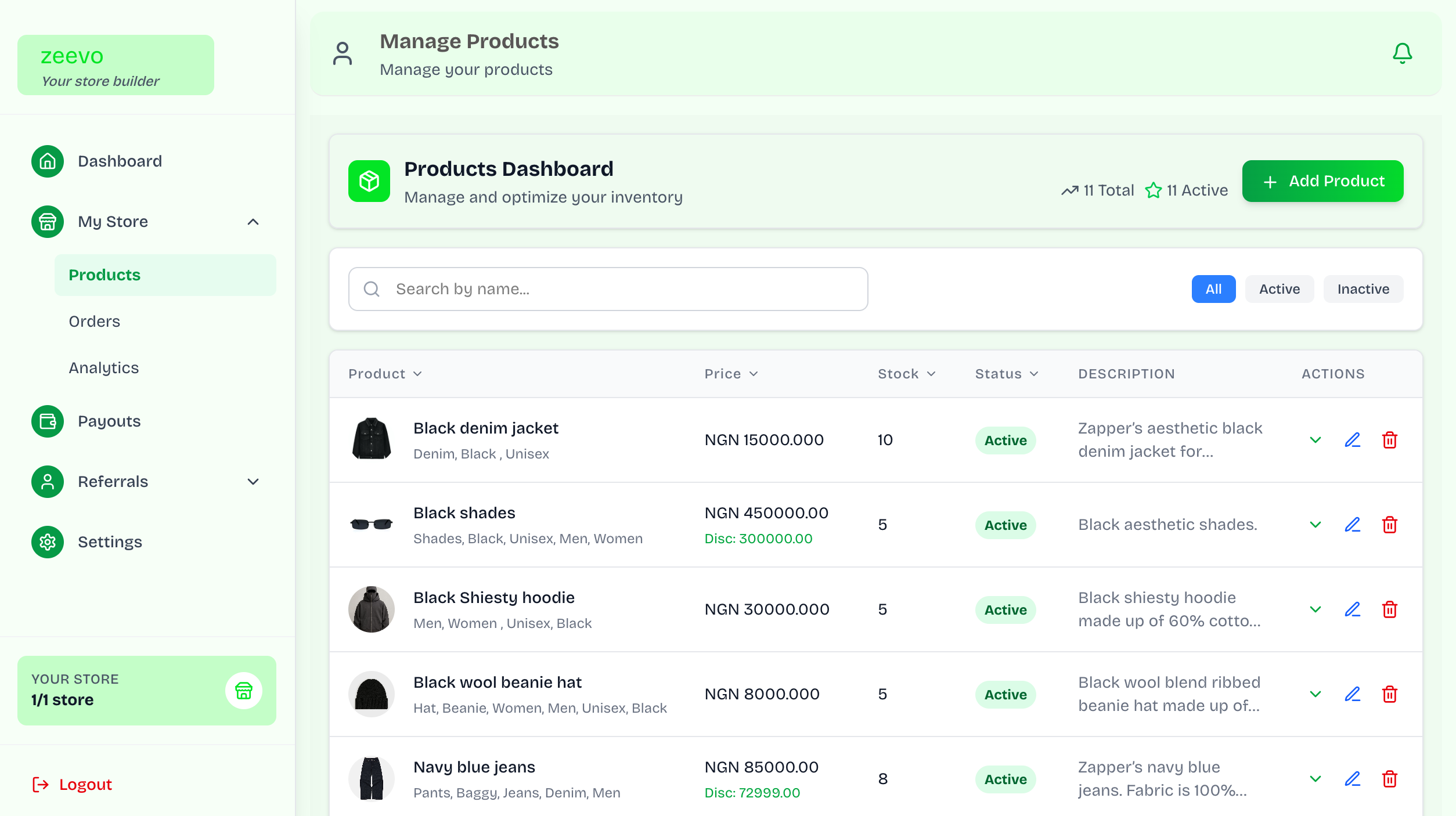 Inventory & Product Management